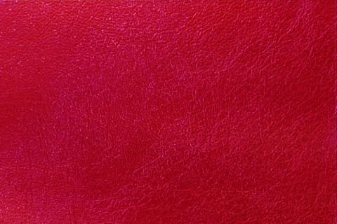 Red Metallic Leather Custom Gloves