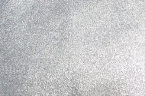 Silver Leather Custom Gloves