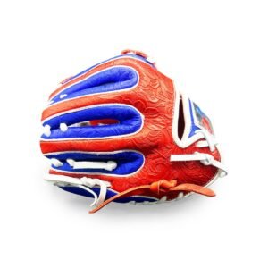 11.25" Baseball Royal Infield Modified Trapeze II Web Red-Blue Floral Glove