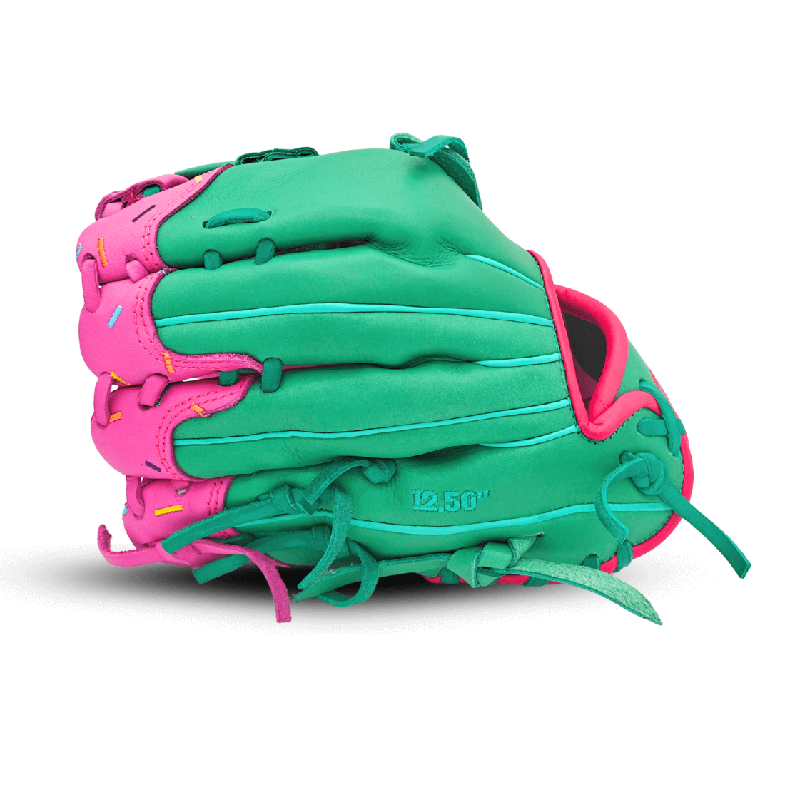 12.50" Ice Cream H Web Mint-Pink Glove - Image 2