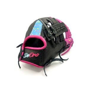 12" Ice Cream T-Crossed Web Black Snake, Fuchsia Glove