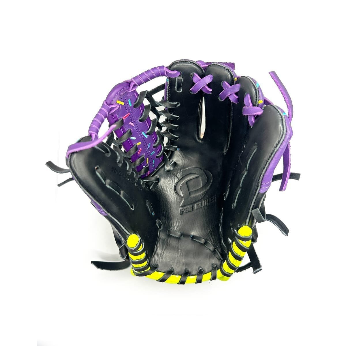 12" Ice Cream Trapeze Net Web Black-Purple Glove - Image 3