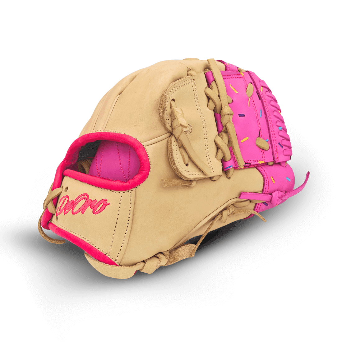 13" Softball Ice Cream M Web Fuchsia Glove - Image 2