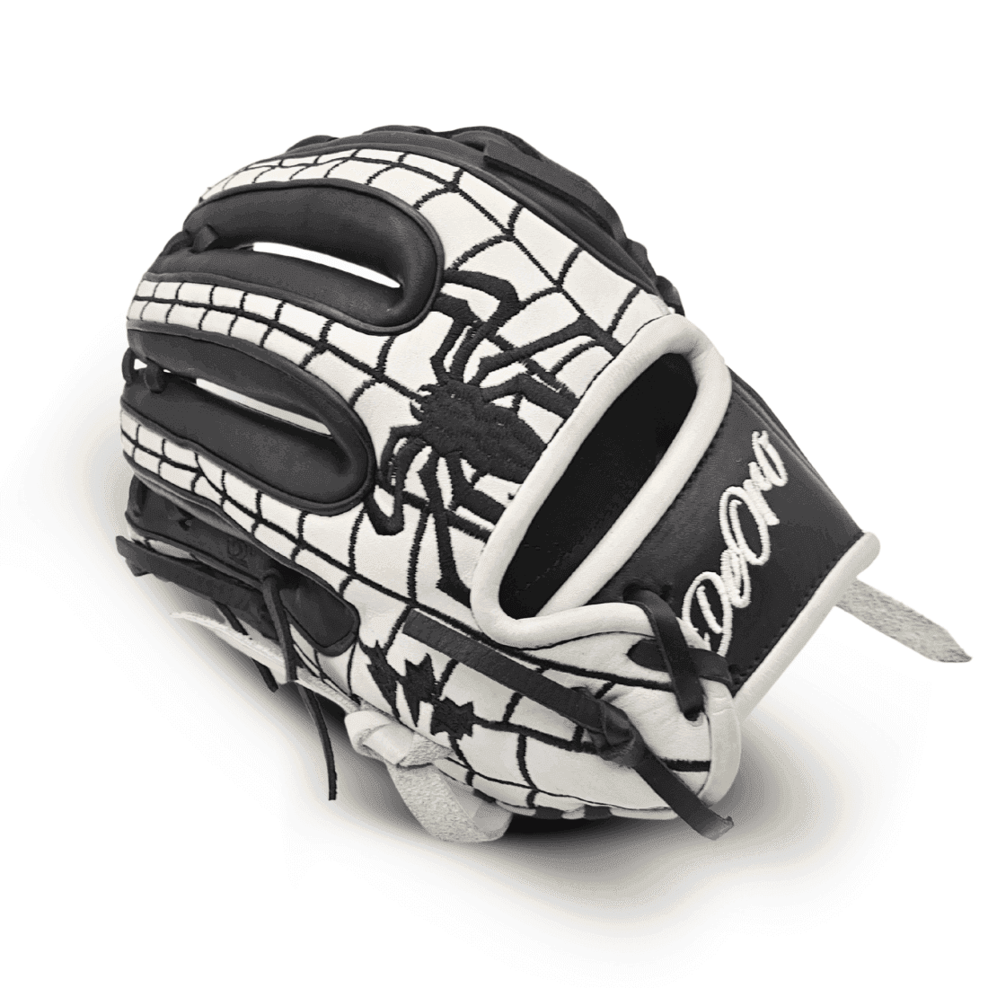 12" Spider Basket Web Black White Glove - Image 2