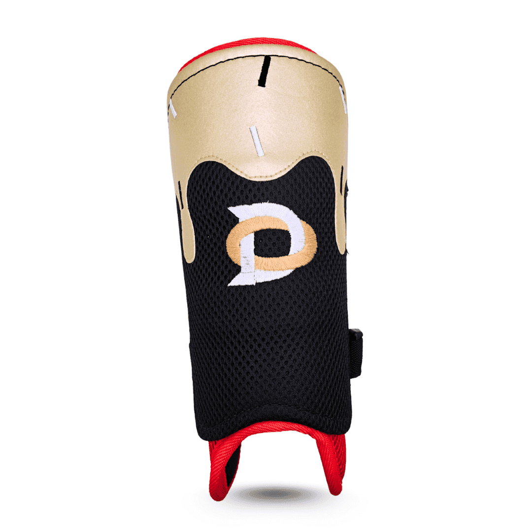 Ice Cream Leg Guard - Black, Red, Gold - Image 2