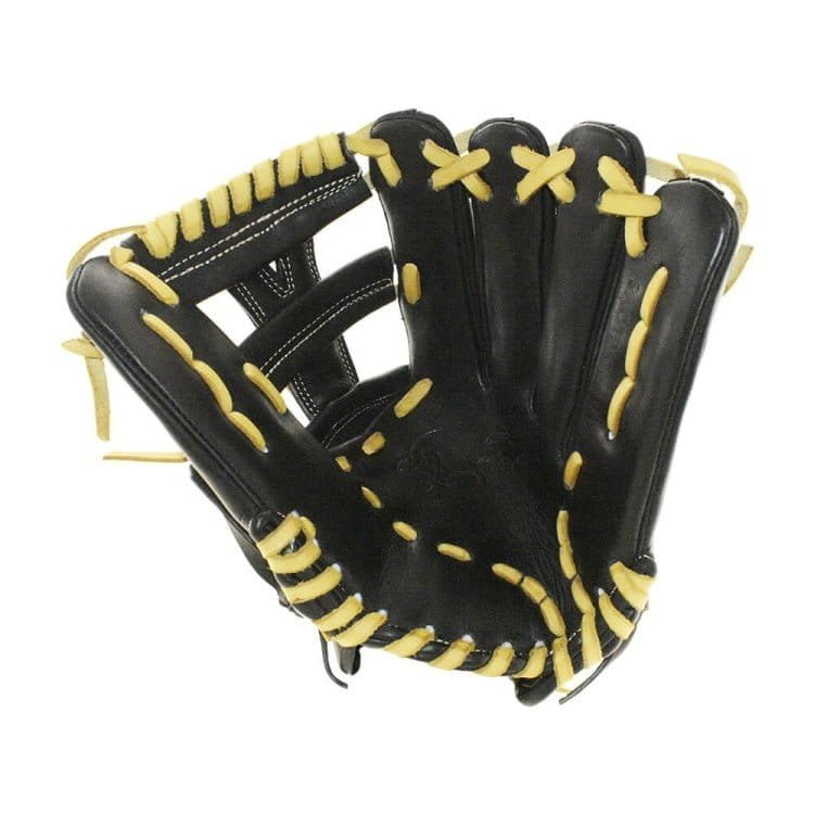 12.50" Baseball Single Y Web Infield Black-Bone Glove - Image 2