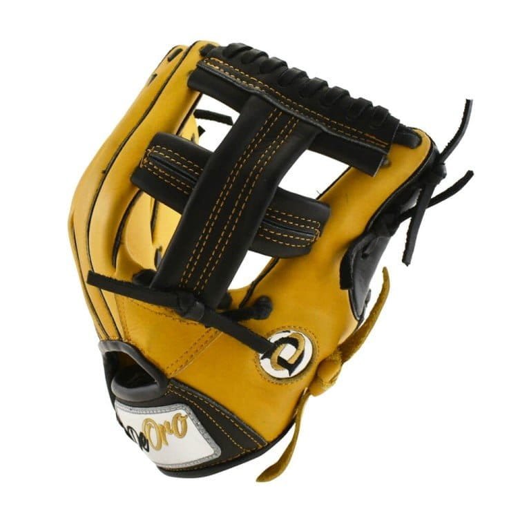 11.50" Baseball Single Welting Single Post Infield Honey-Black Glove - Image 2