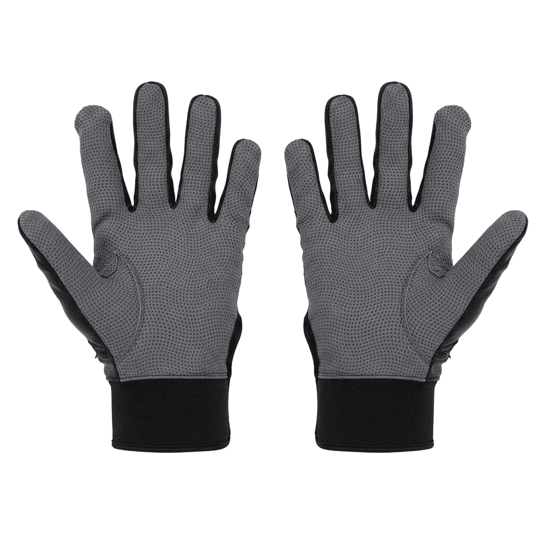 BLACK-GREY-TRADITIONAL-BATTING-GLOVES
