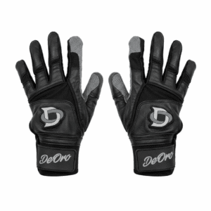 BLACK-GREY-TRADITIONAL-BATTING-GLOVES