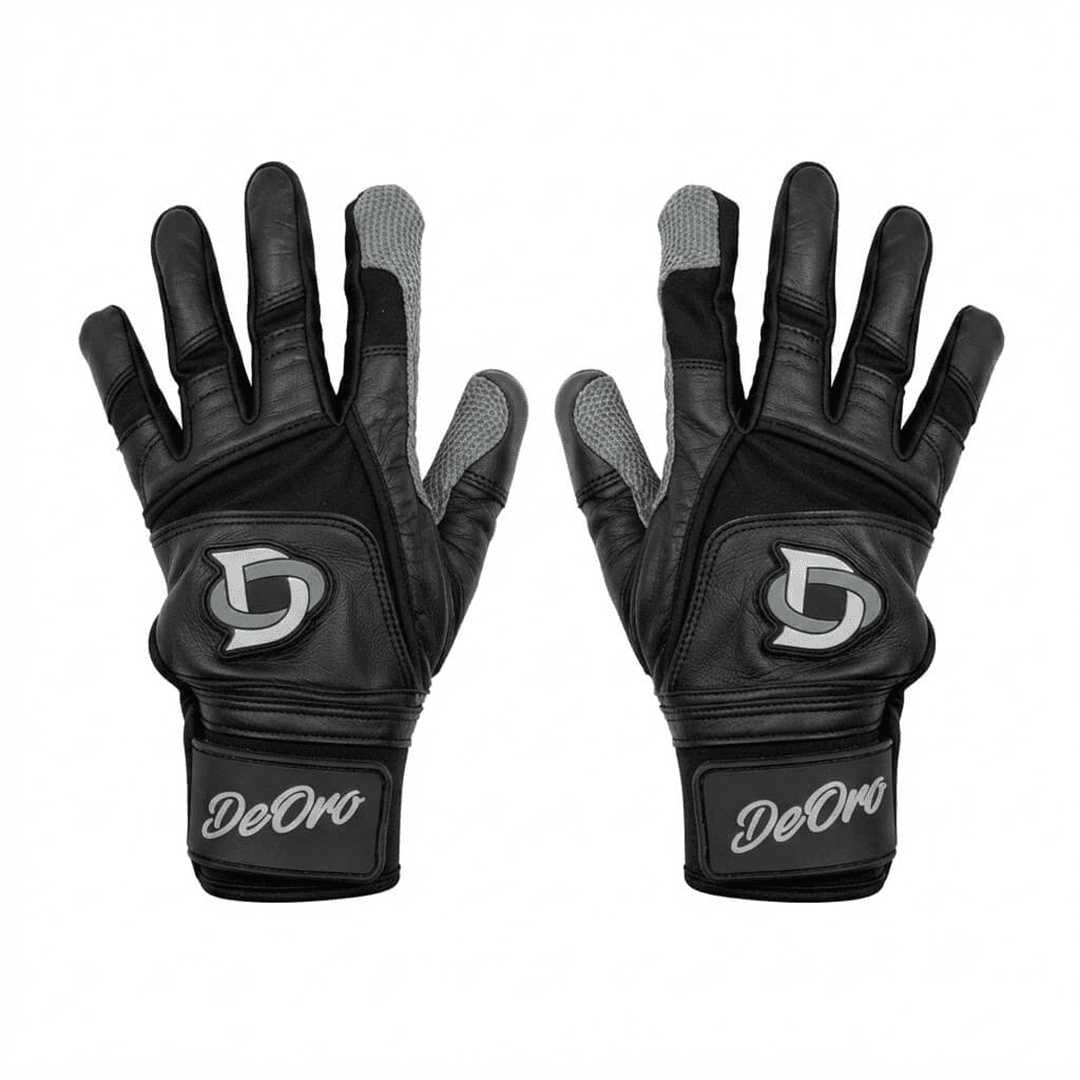 BLACK-GREY-TRADITIONAL-BATTING-GLOVES