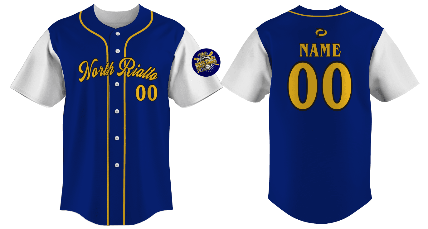 Custom Full Button Baseball Jersey - Image 2