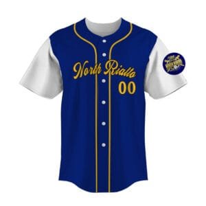 Custom Full Button Baseball Jersey