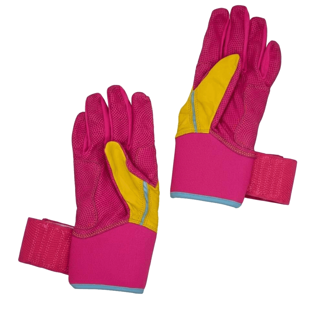 PINK-YELLOW-WRAPAROUND-BATTING-GLOVES