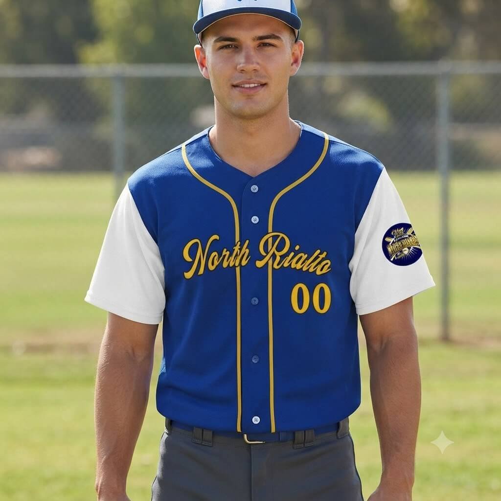 Custom Full Button Baseball Jersey - Image 4