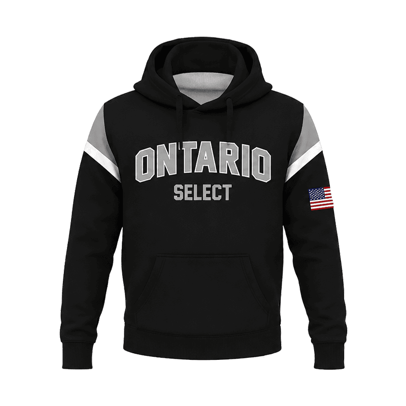 Ontario Select Custom Sublimated Hoodie Black