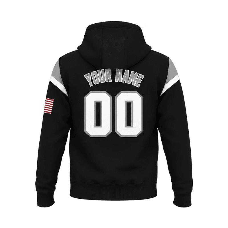 Ontario Select Custom Sublimated Hoodie Black - Image 2